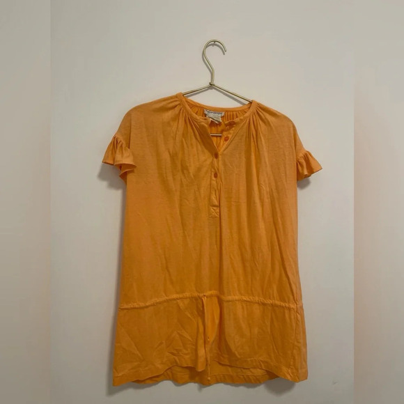 Vintage Yves Saint Laurent Orange Shirt Tunic - Picture 9 of 9